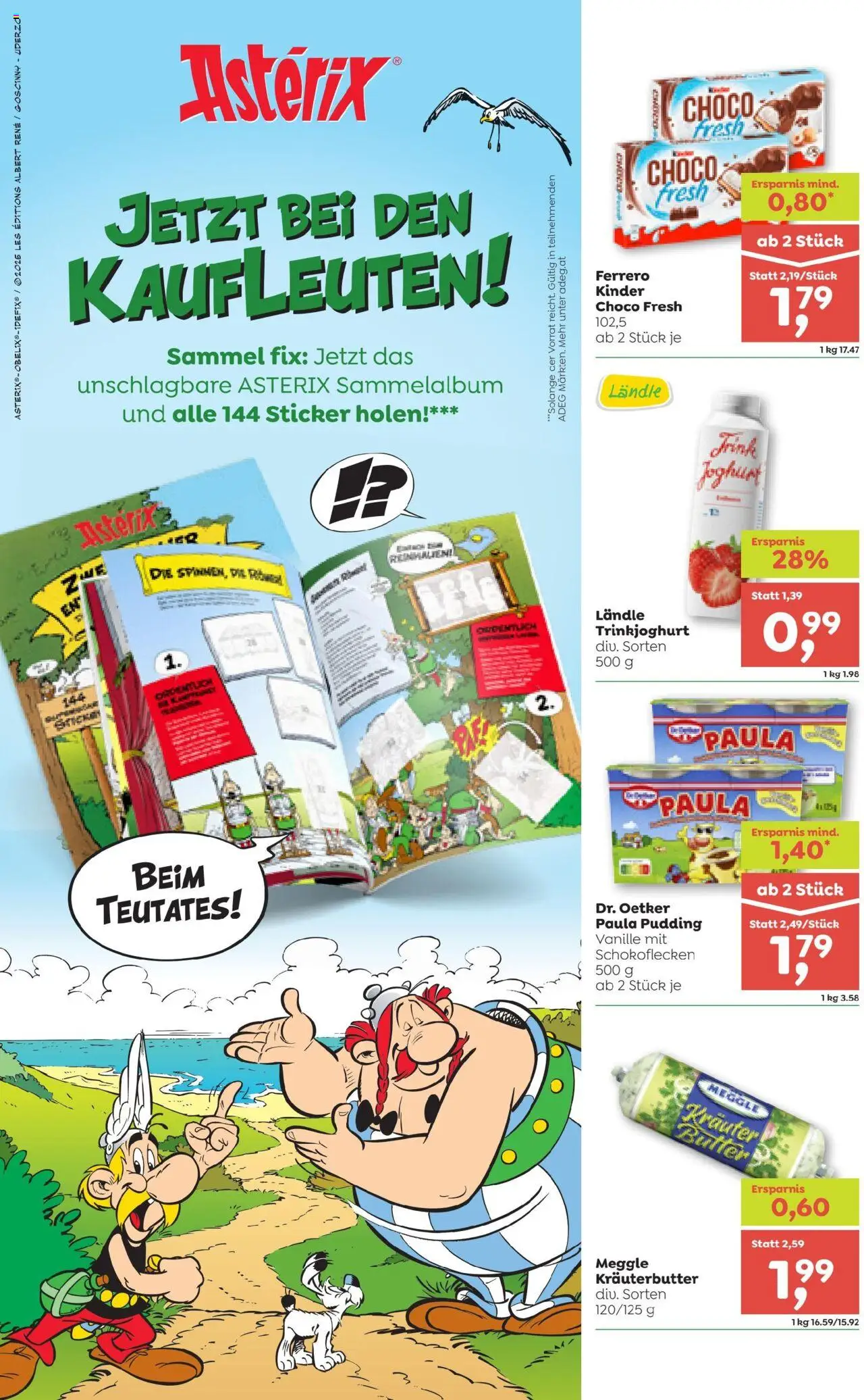 ADEG Vorarlberg gültig ab 18.09.2025 | Seite: 2 | Produkte: Butter, Joghurt
