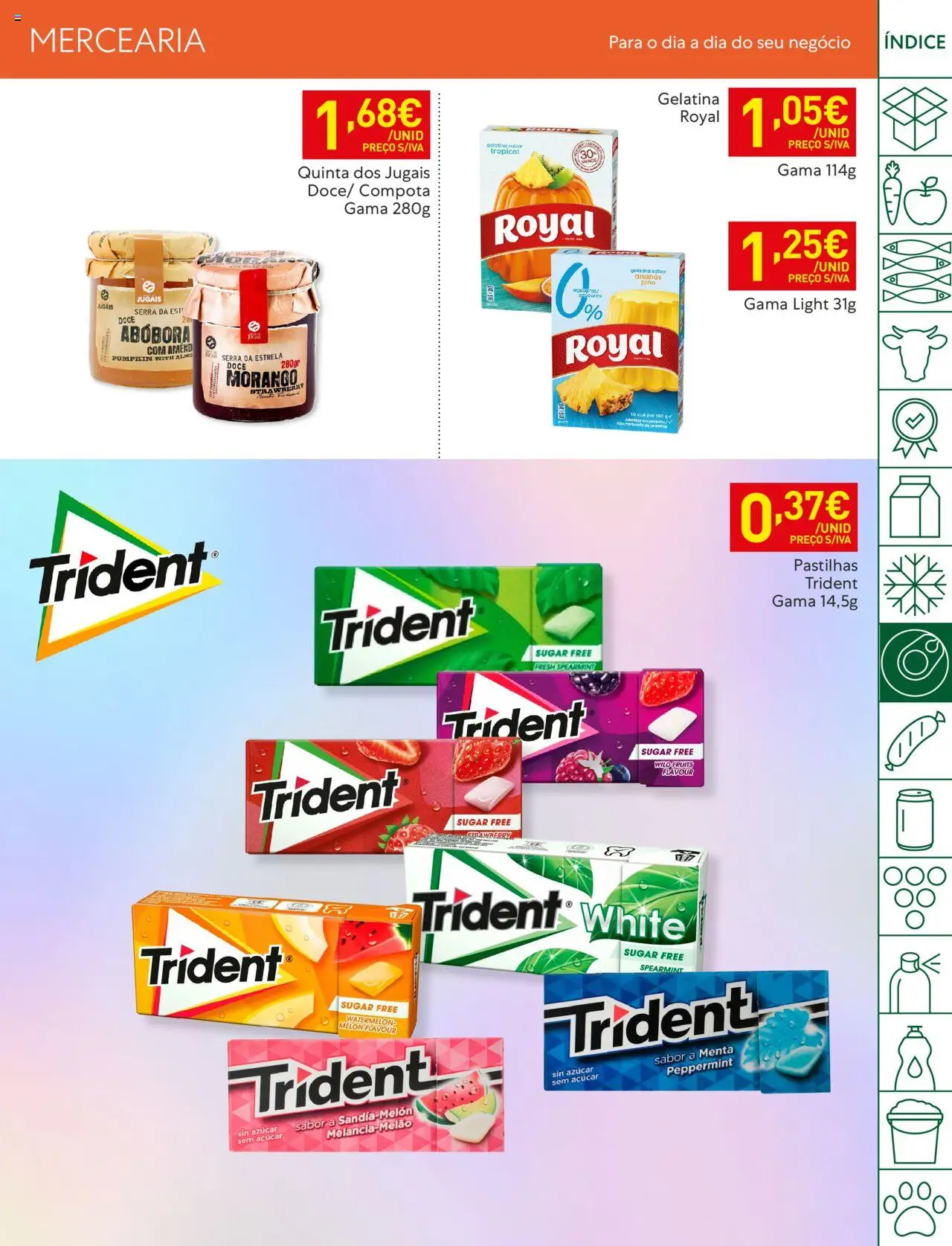 Recheio folheto │ válido de 22.07.2025 | Página: 27 | Produtos: Gelatina, Abóbora, Açúcar, Compota