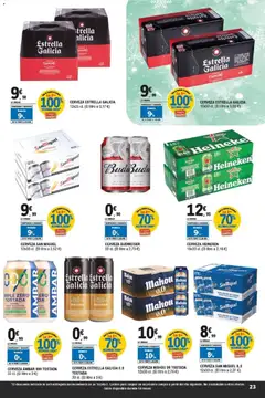 Vista previa E.Leclerc folleto válido desde el 07.01.2026 | Página: 23 | Productos: Cerveza, Σπανάκι