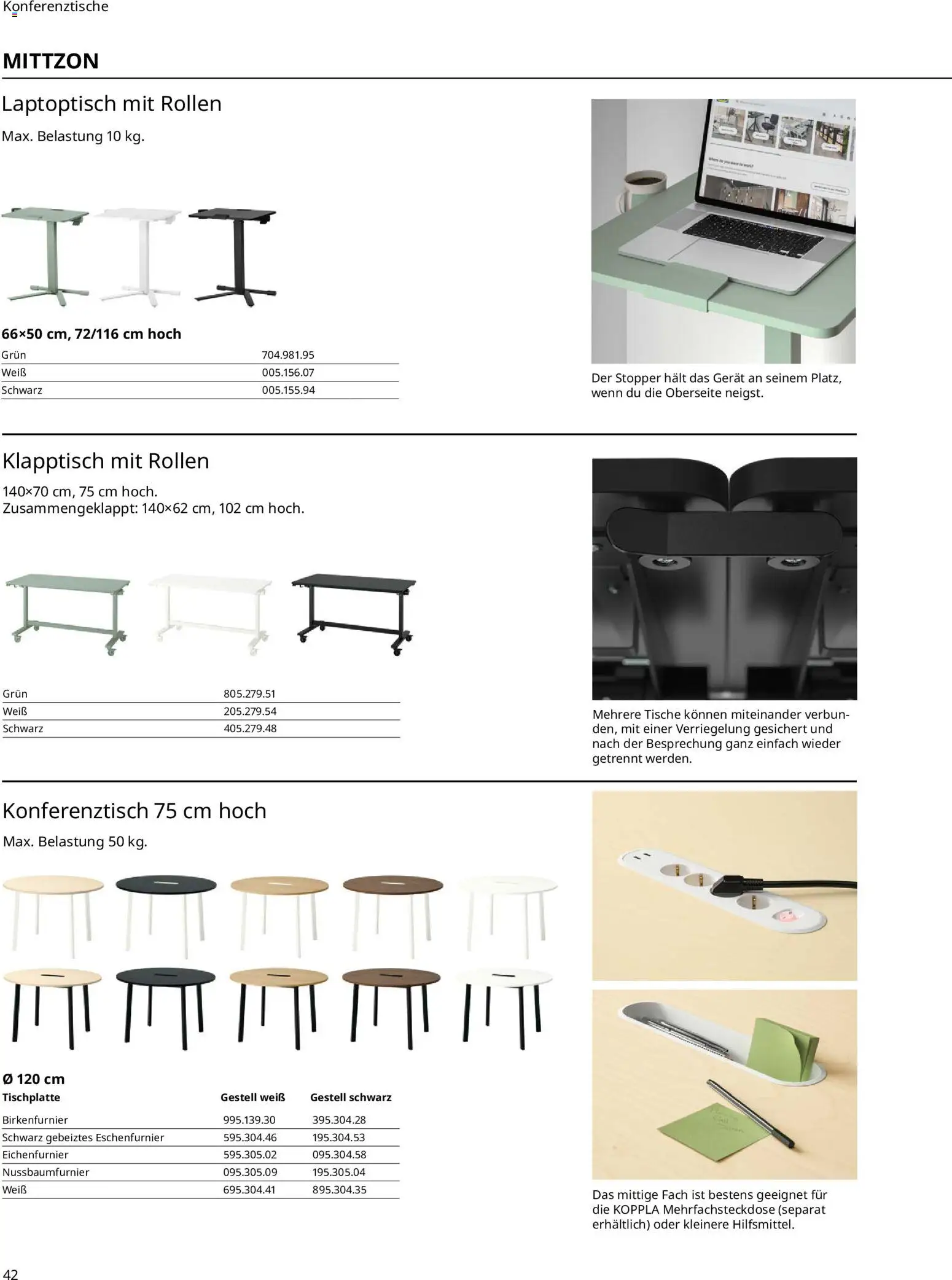 Ikea Büroeinrichtung – gültig ab 02.01.2026 | Seite: 42 | Produkte: Konferenztisch