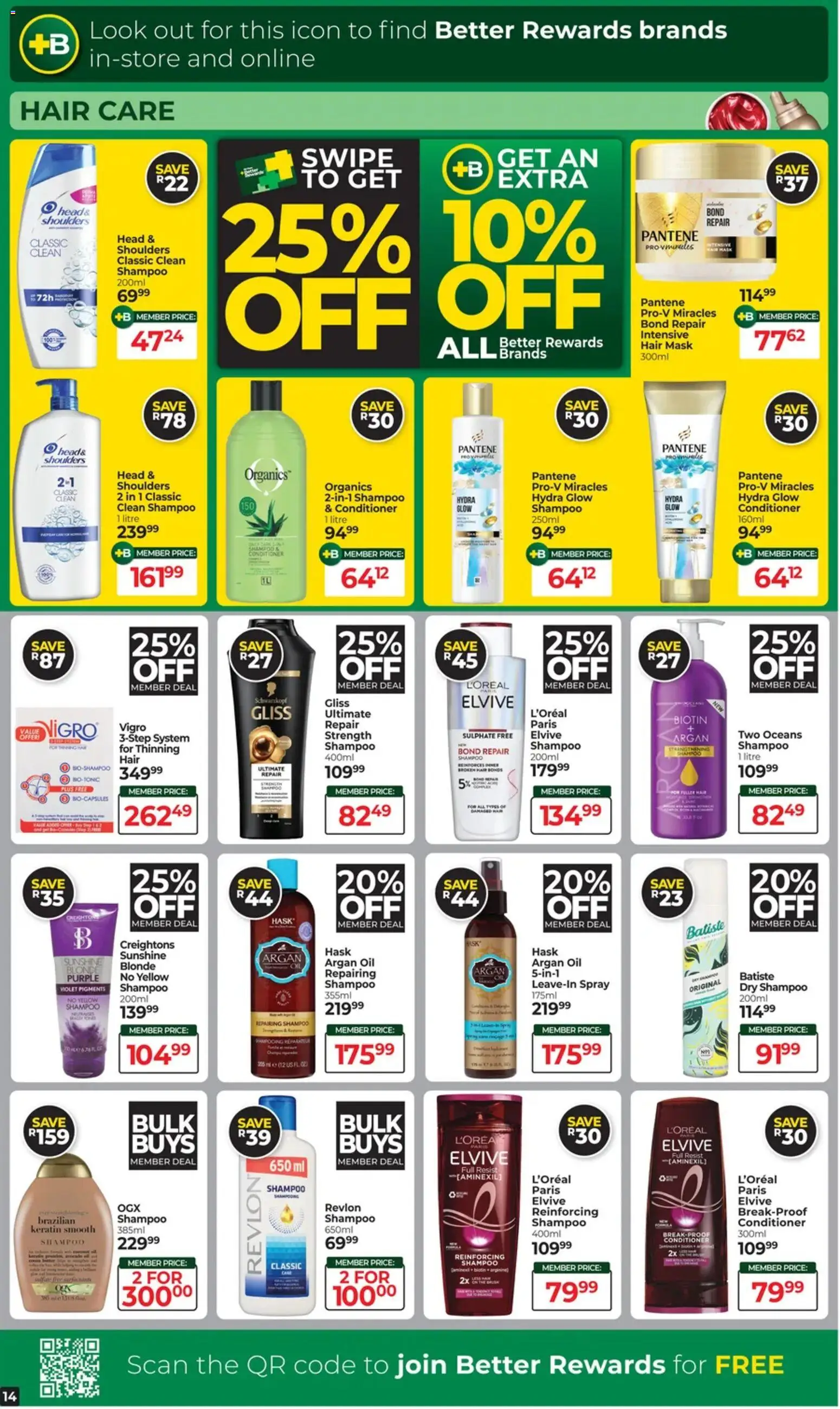 New Dis-Chem catalogue – valid from 18.11.2025 | Page: 14 | Products: Oil, Conditioner, Hair mask, Mask