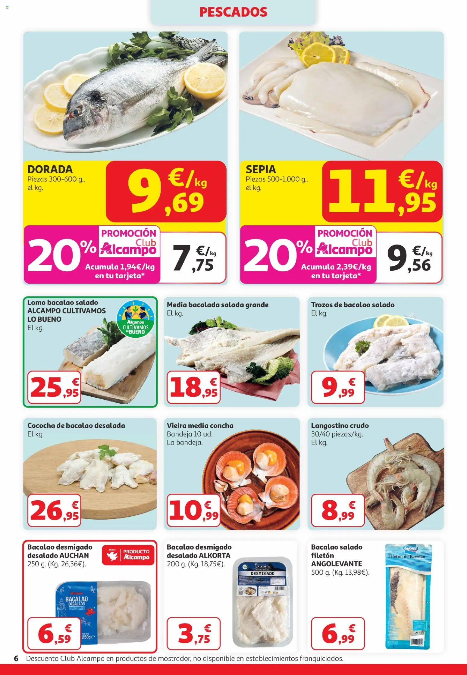 Alcampo  Canarias │ válido desde el 25.03.2026 | Página: 6 | Productos: Bandeja, Langostino
