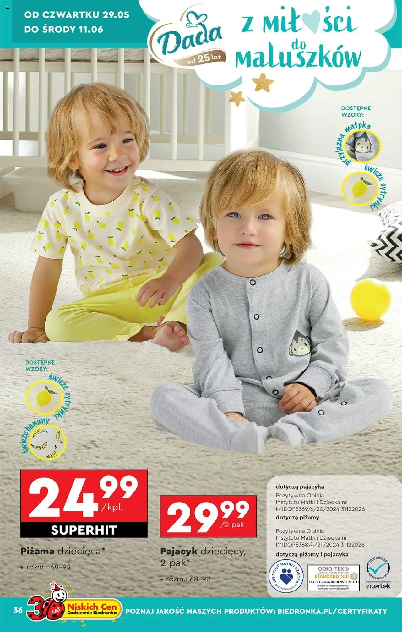 Biedronka gazetka - Okazje tygodnia od 24.05.2025 | Strona: 38 | Produkty: Skarpety, Bokserki, Skarpety damskie