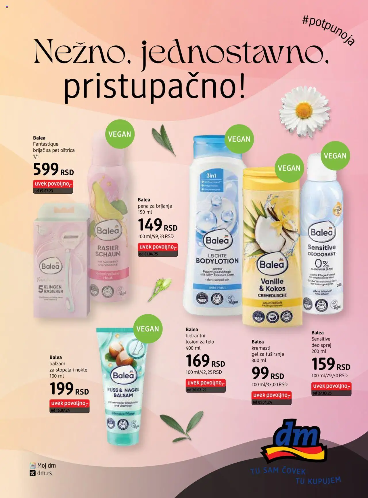 DM Drogerie katalog - važi od 09.10.2025 | Strana: 30 | Proizvode: Brijač, Alkohol, Balzam, Pena za brijanje