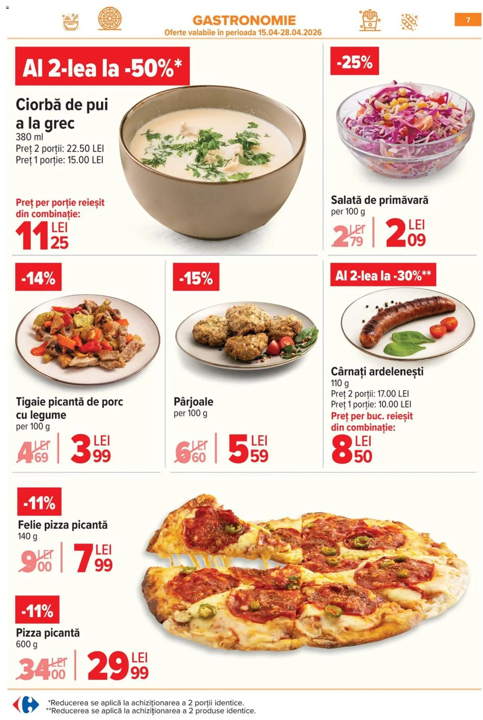 Noul catalog Carrefour – valabil de la 15.04.2026 | Pagină: 8 | Produse: Hacıyatmaz Kedi Oyuncağı, Salată, Legume, Cârnați