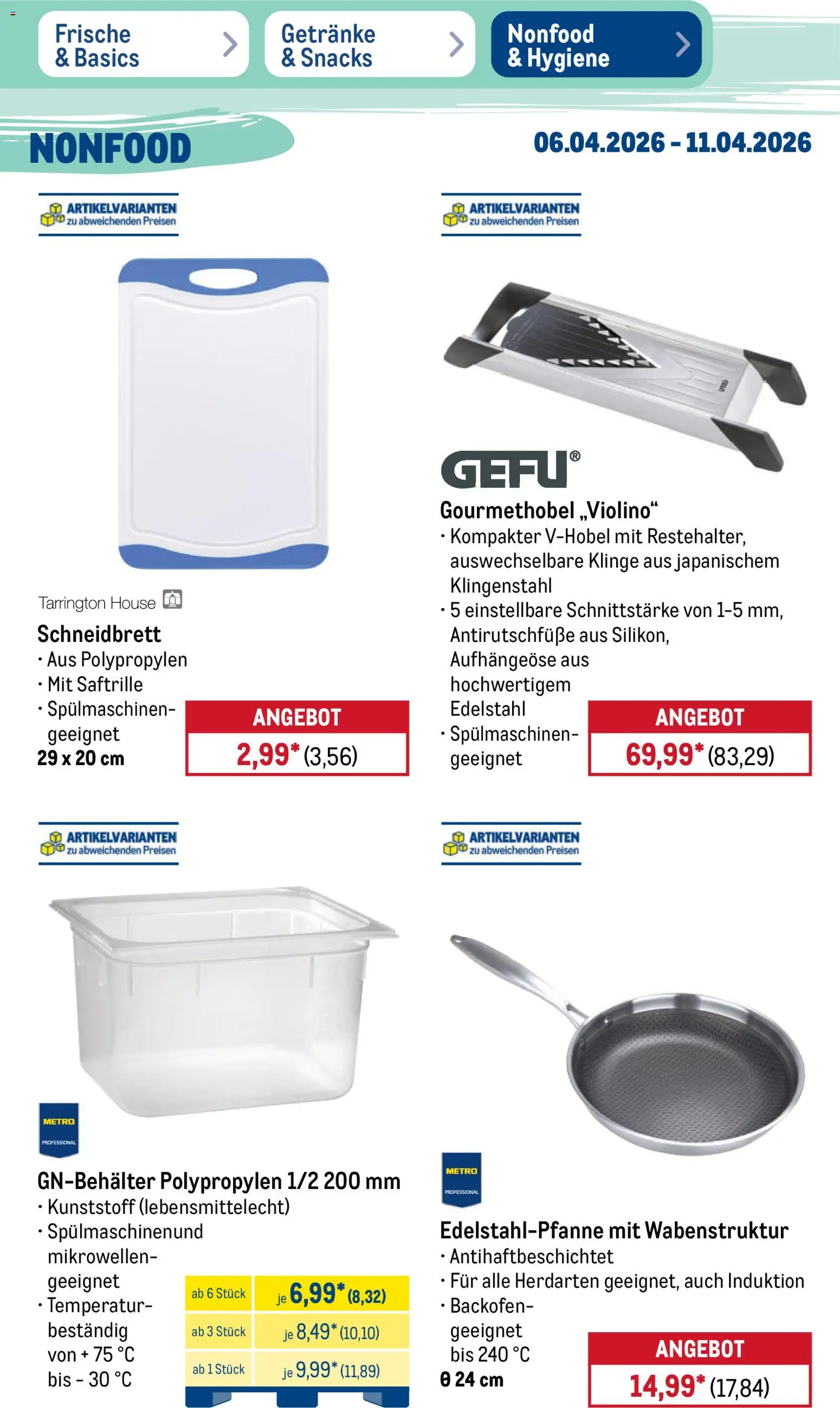 Metro Prospekt 	 – gültig ab 06.04.2026 | Seite: 47 | Produkte: Backofen