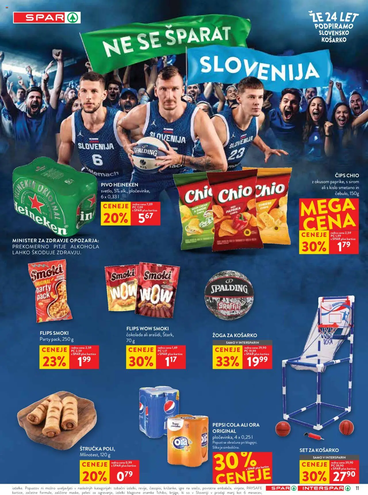 Spar katalog 36/25 │ velja od 03.09.2025 | Stran: 13 | Izdelki: Štručka, Paprika, Flips, Pivo