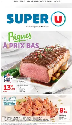 Super U - Prévisualisation de Super U - Pâques à prix bas valide à partir de 31.03.2026