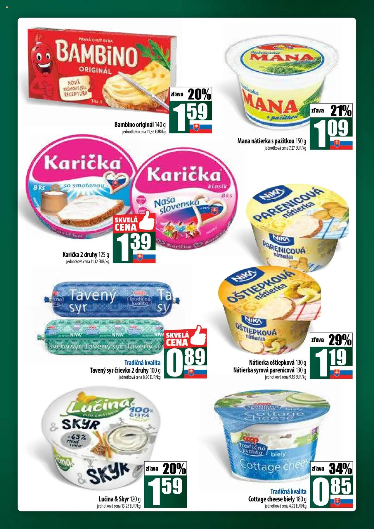 COOP Jednota široká ponuka │ platný od 24.07.2025 | Strana: 15 | Produkty: Syr, Skyr