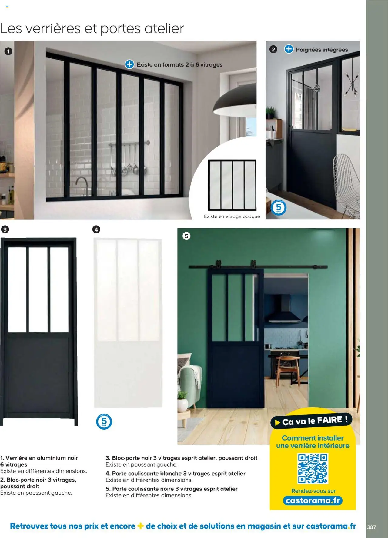 {H1} | Page: 387 | Produits: Verrière, Porte, Poignées, Portes