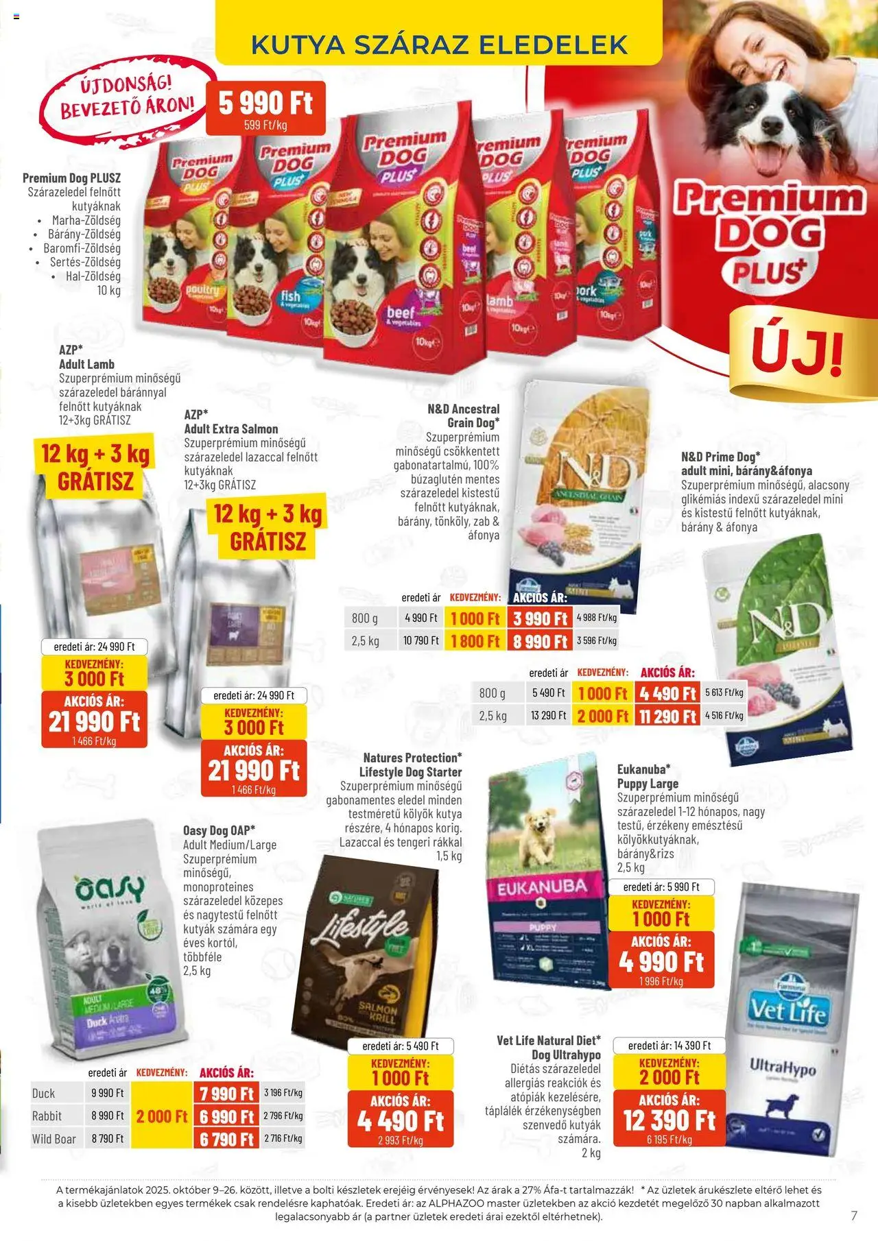 AlphaZoo akciós ujság - amely érvényes a következő dátumtól: 09.10.2025 | Oldal: 7 | Termékek: Áfonya