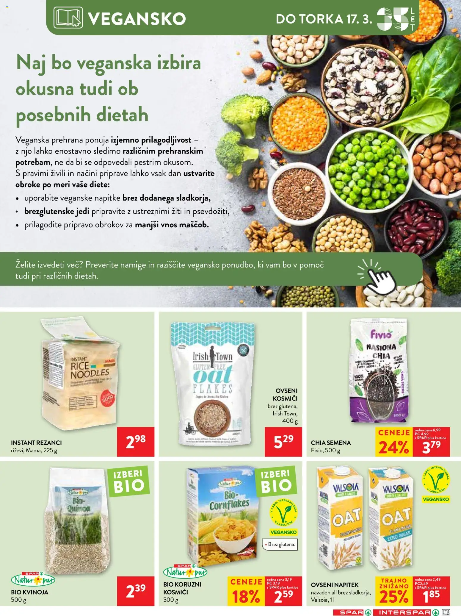 Novi Spar katalog ponudbe – veljaven od 11.03.2026 | Stran: 8 | Izdelki: Rezanci, Kosmici