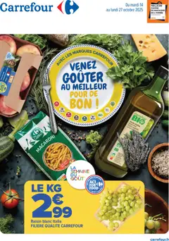 Carrefour - Prévisualisation de Carrefour Venez goûter au meilleur valide à partir de 14.10.2025