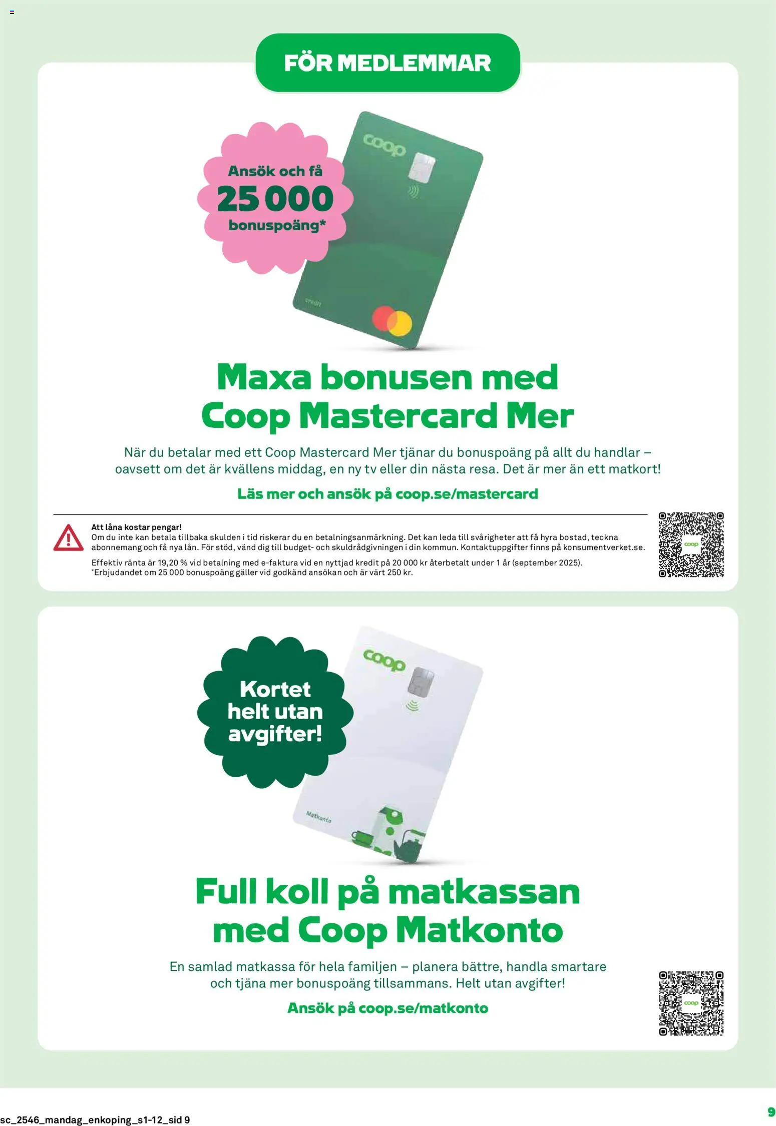 Stora Coop reklamblad aktuell från 10.11.2025 | Sida: 9 | Produkter: Galler, Tv
