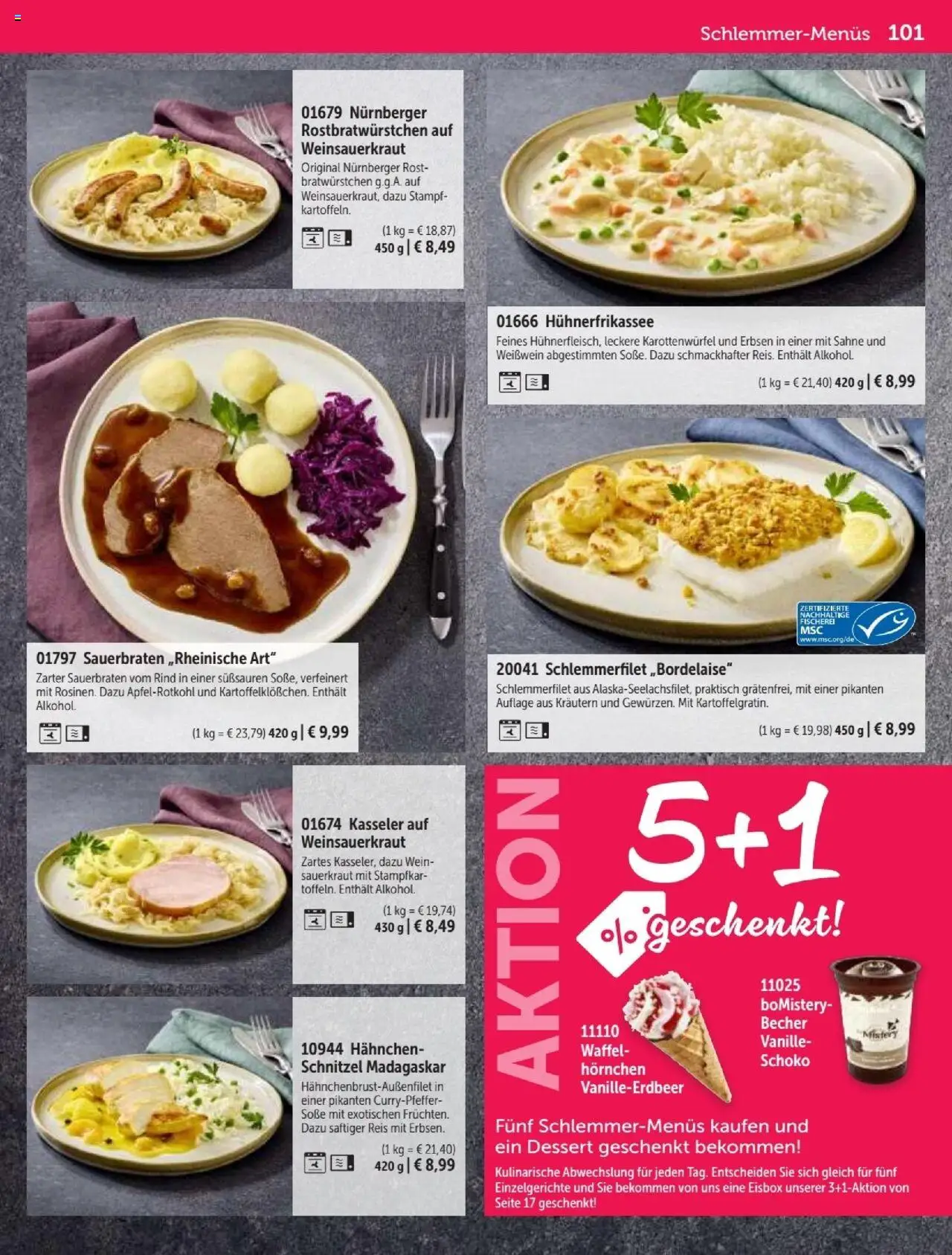 Bofrost Katalog – gültig ab 07.09.2025 | Seite: 101 | Produkte: Weißwein, Soße, Wein, Reis