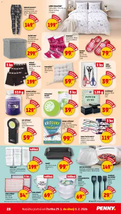 Náhled letáku Penny Market leták - Čtvrtečník od 29.01.2026 | Strana: 23 | Produkty: Kniha, Ložní povlečení, Barvy, LED