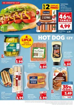 Kaufland gazetka - Super Sobota od 05.07.2025 | Strona: 6 | Produkty: Karta, Bułki do hot dogów, Ogórki, Sos