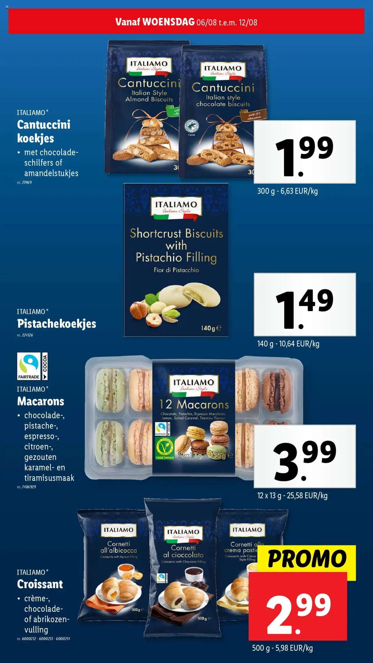  | Pagina: 24 | Producten: Koekjes, Citroen, Crème, Chocolade