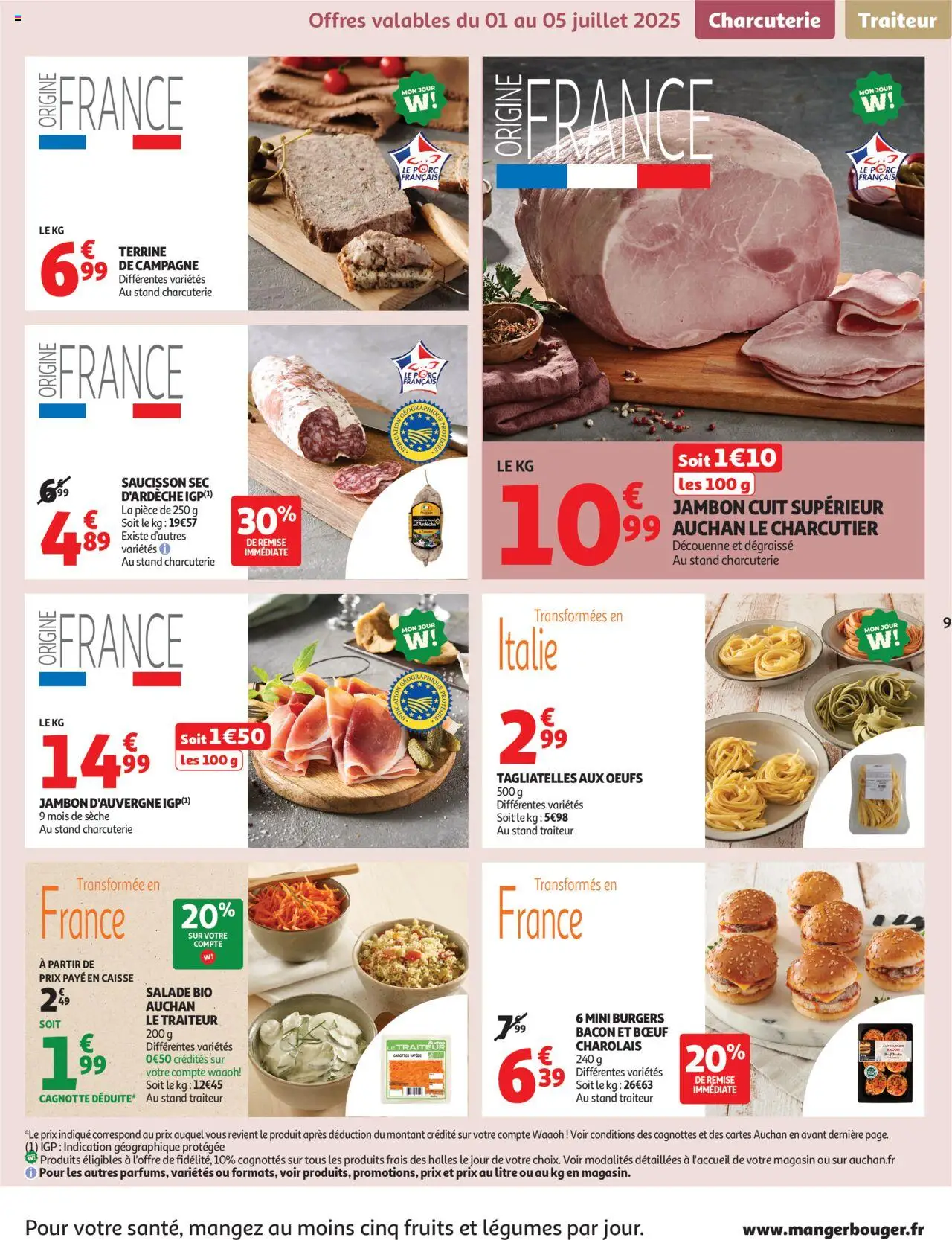  | Page: 9 | Produits: Saucisson, Saucisson sec, Jambon, Porc