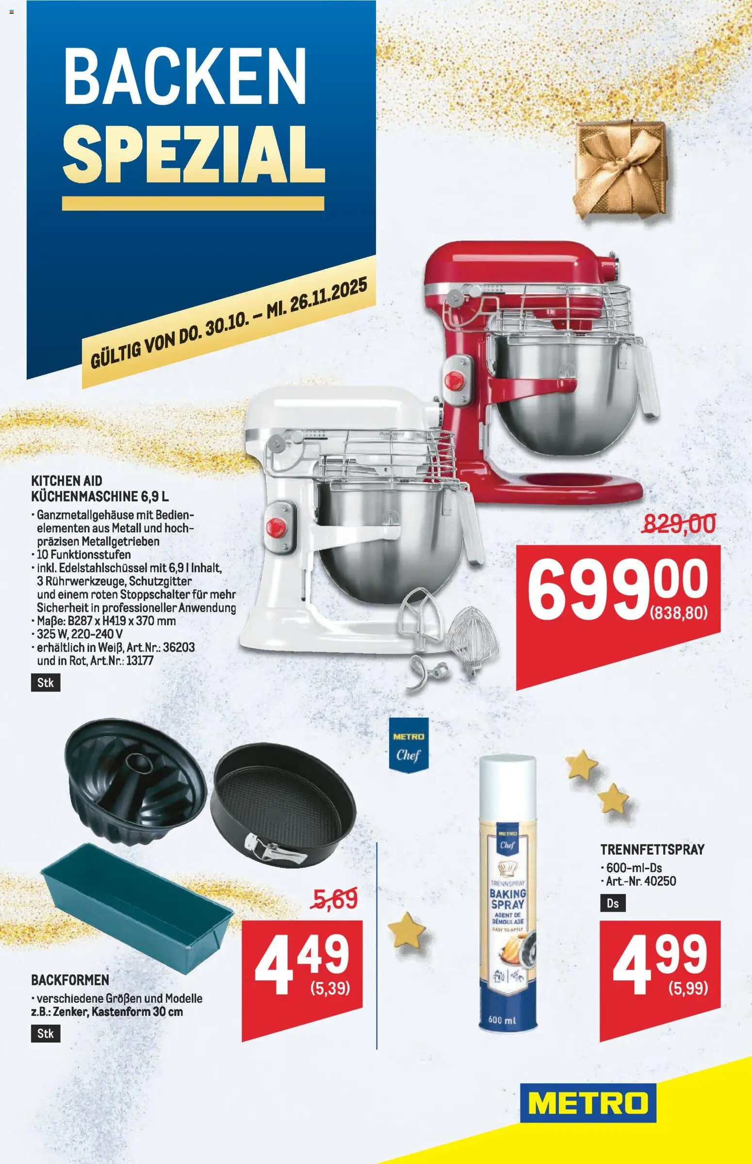 Metro Backen Spezial gültig ab 30.10.2025 | Seite: 1