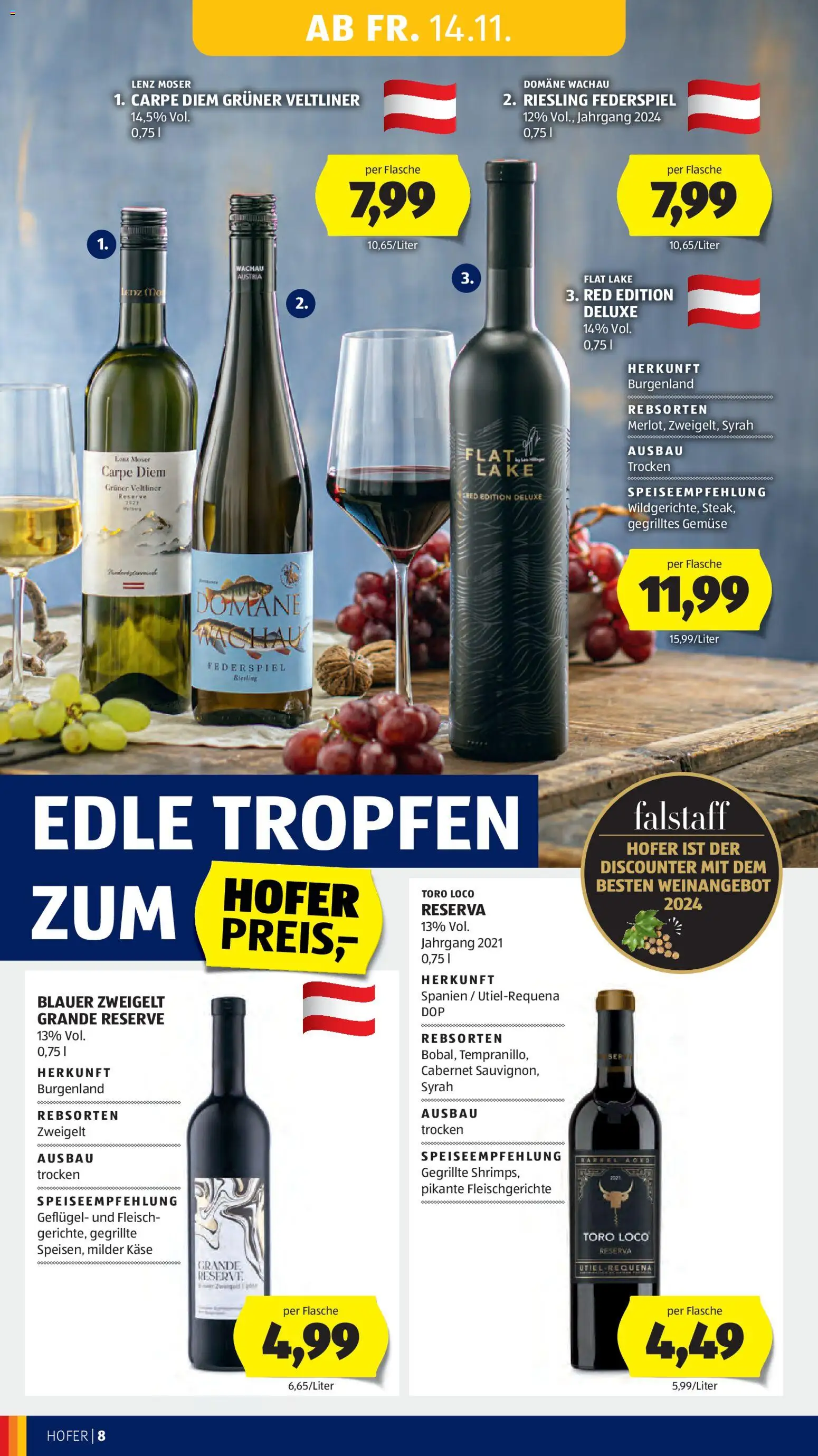 Hofer - Black Friday gültig ab 14.11.2025 | Seite: 10 | Produkte: Gemüse, Käse