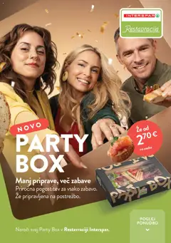 Spar katalog party box - pregled letaka veljavnega od 11.08.2025