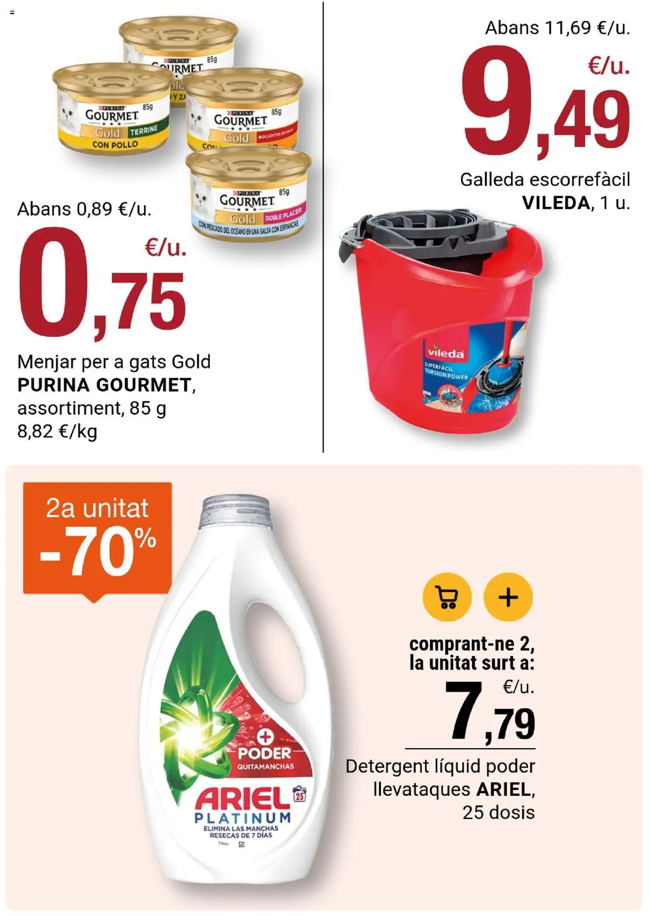 Bonpreu folleto │ válido desde el 23.09.2025 | Página: 75 | Productos: Quitamanchas, Pescado, Πορσελάνη