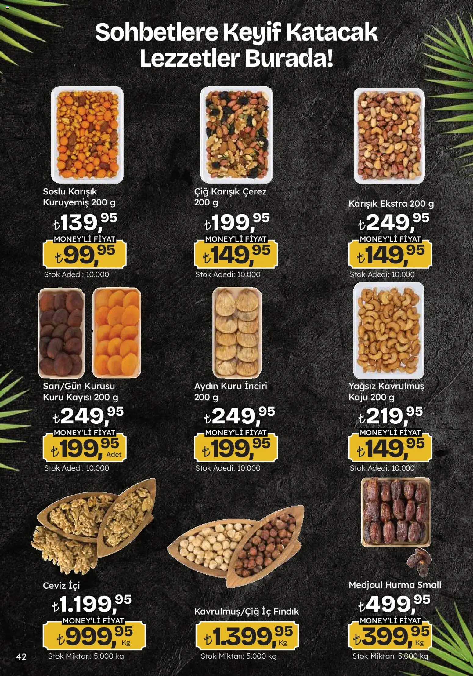 Migros Katalog - Migroskop - 08.01.2026 tarihinden itibaren geçerlidir | Sayfa: 42 | Ürünler: Fındık, Kayısı, Hurma, Ceviz