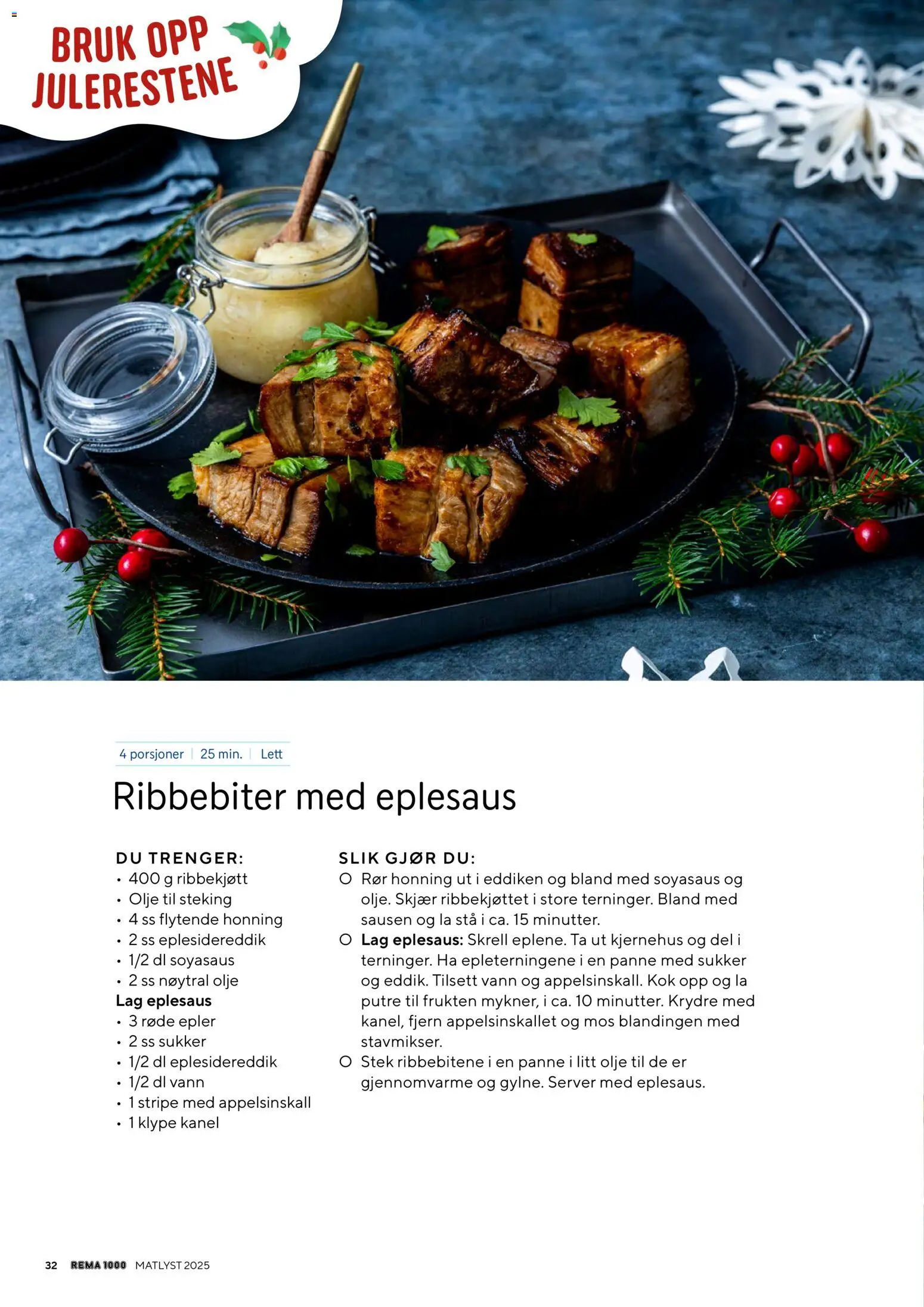 {H1} | Side: 32 | Produkter: Sistem desktop, Epler, Sukker, Вермішель