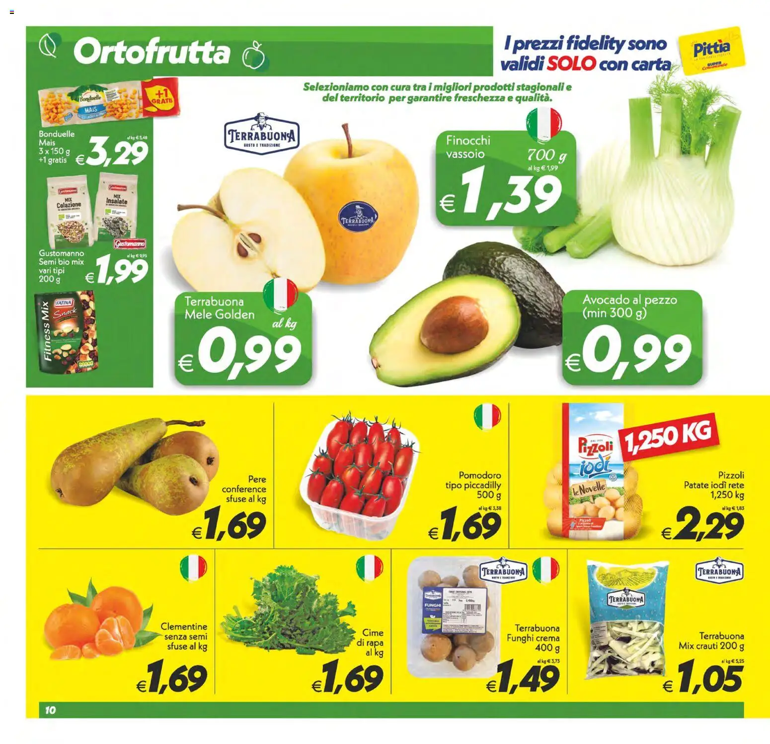 Volantino SuperConveniente del 23.01.2026 | Pagina: 10 | Prodotti: Crema, Avocado, Patate, Vassoio