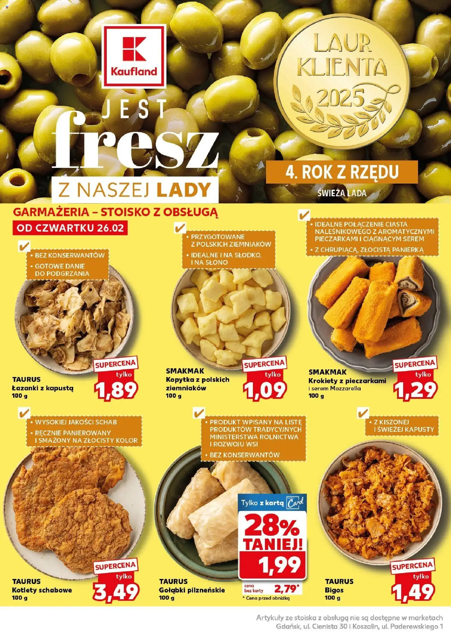 Kaufland gazetka - Mocny start od 02.03.2026 | Strona: 12 | Produkty: Kapusta, Karta, Schab, Kotlety