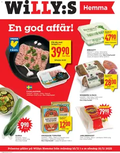 Willys - Aktuella reklamblad Willys Hemma - Förhandsvisning av reklamblad från butik Willys aktuell från 10.11.2025