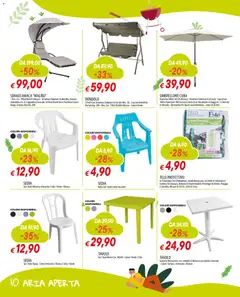 Anteprima del volantino Galassia volantino Tecnologia valido a partire dal 23.03.2026 | Pagina: 10 | Prodotti: Sdraio, Ombrellone, Lettino, Sedia