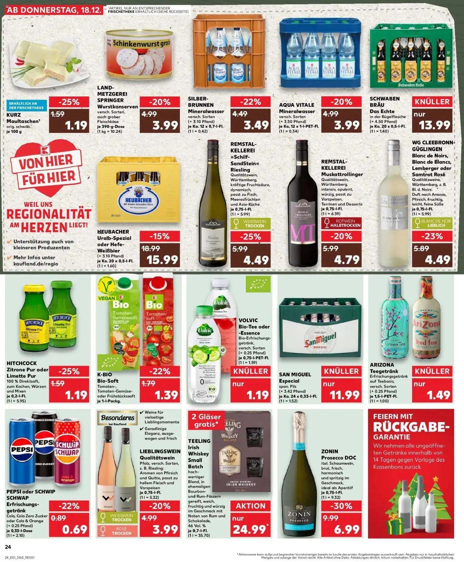 Kaufland prospekt Schorndorf	 – gültig ab 22.12.2025 | Seite: 24 | Produkte: Rum, Pils, Duft, Schwip schwap