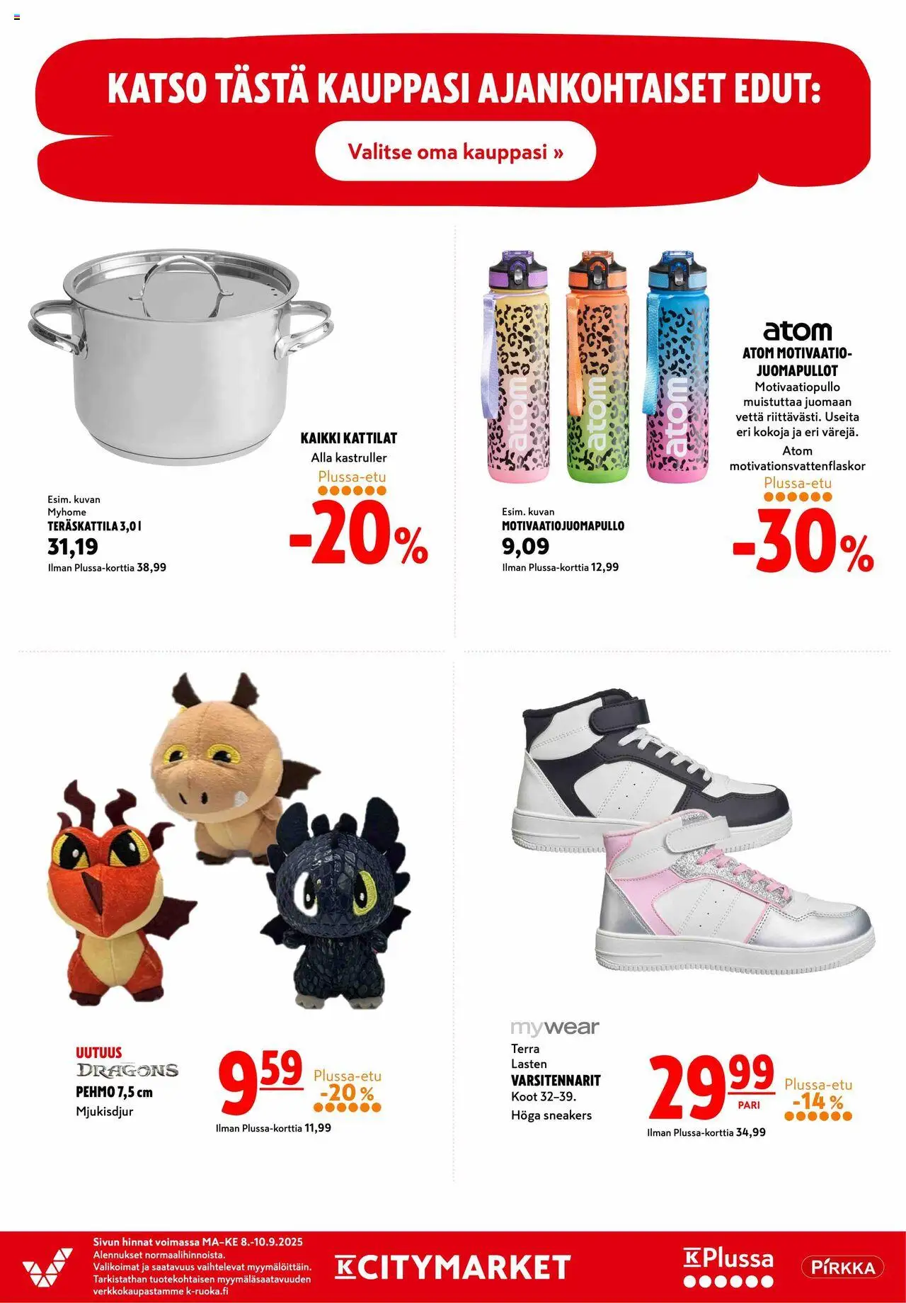 K-Citymarket tarjoukset – voimassa 08.09.2025 alkaen | Sivu: 14