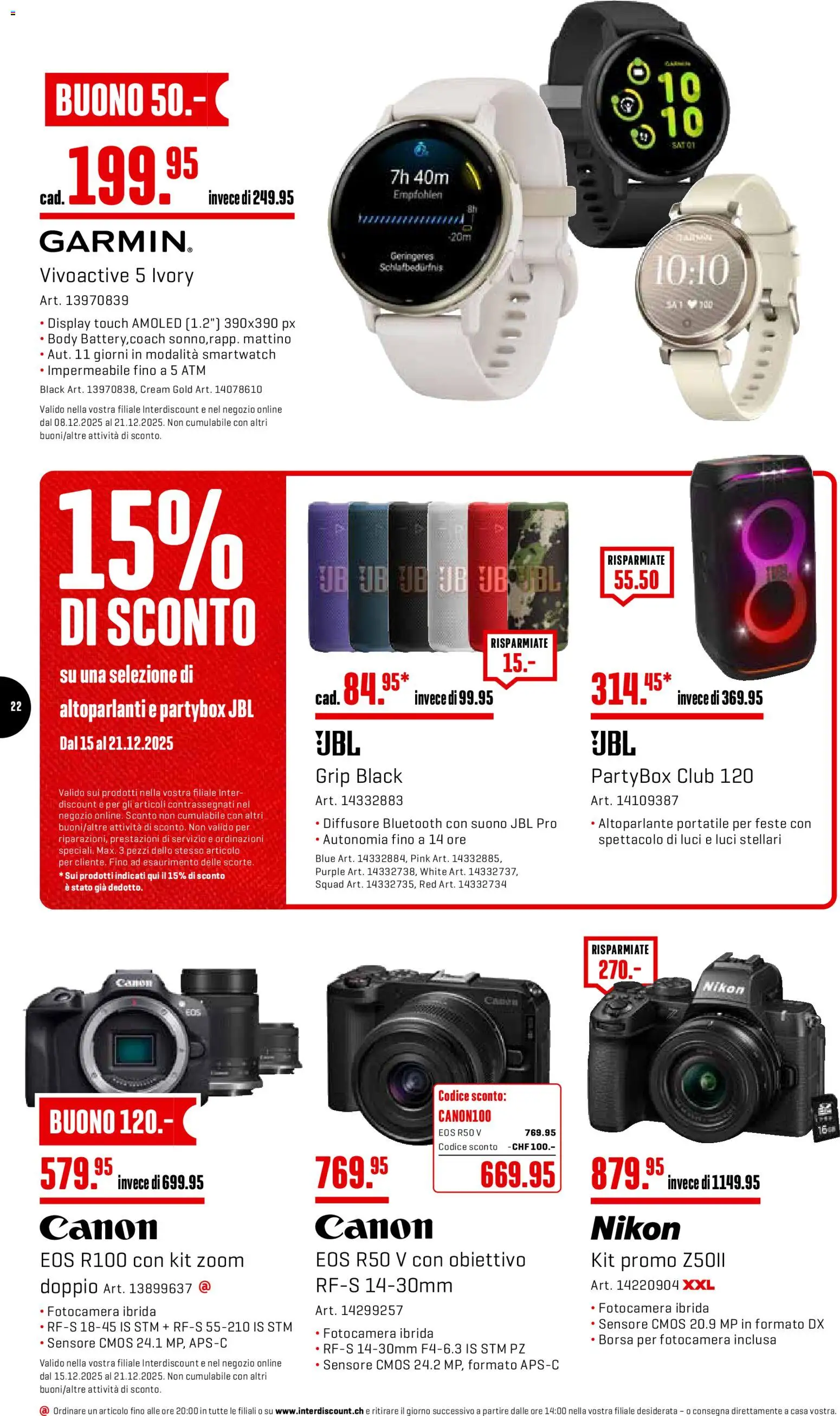 Interdiscount Aktionen Christmas IT – gültig ab 15.12.2025 | Seite: 22 | Produkte: Smartwatch