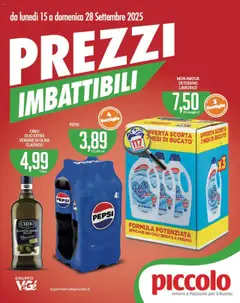 Anteprima del volantino Volantino Piccolo	 valido a partire dal 15.09.2025