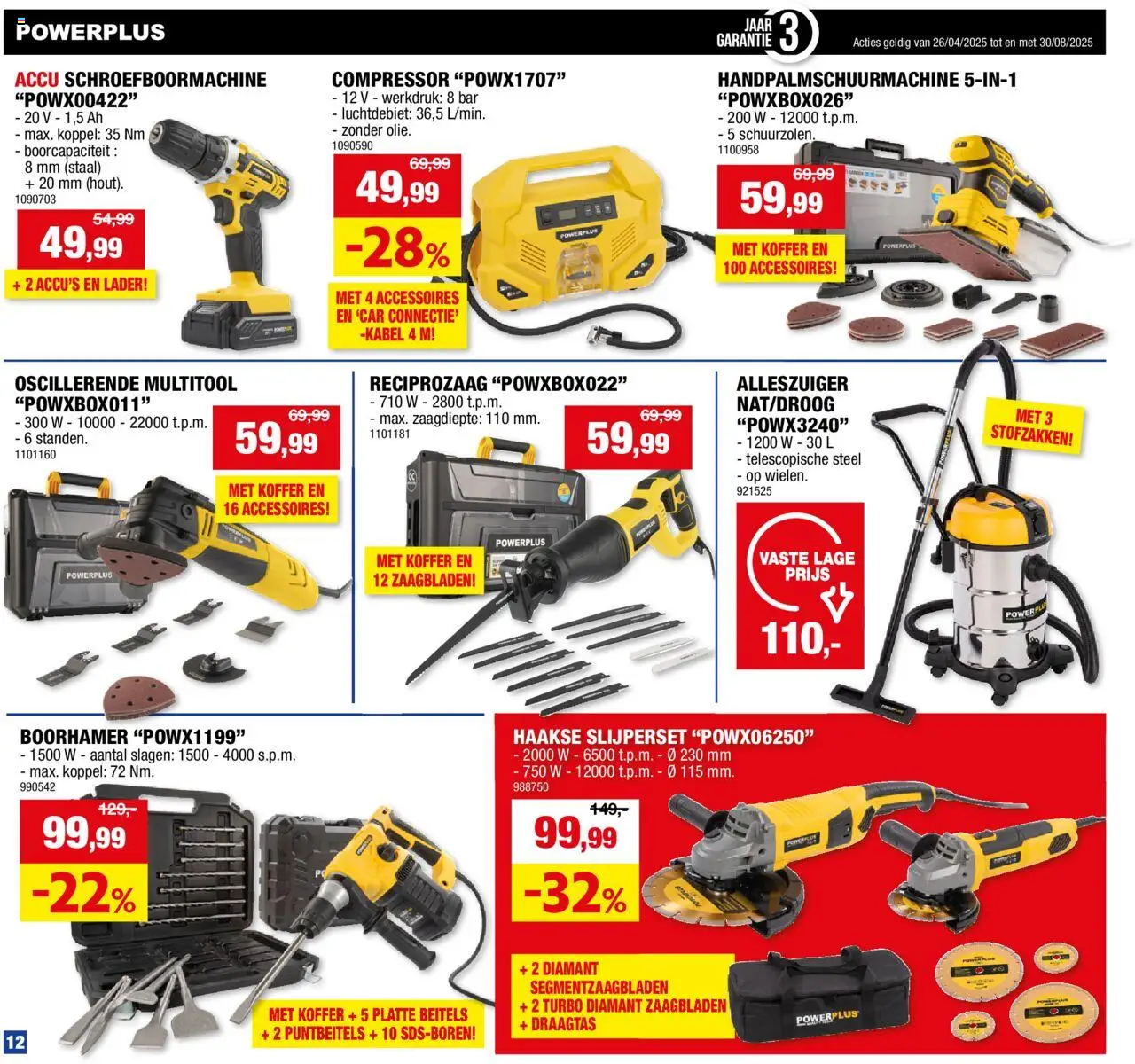  | Pagina: 12 | Producten: Koffer, Kabel, Diamant