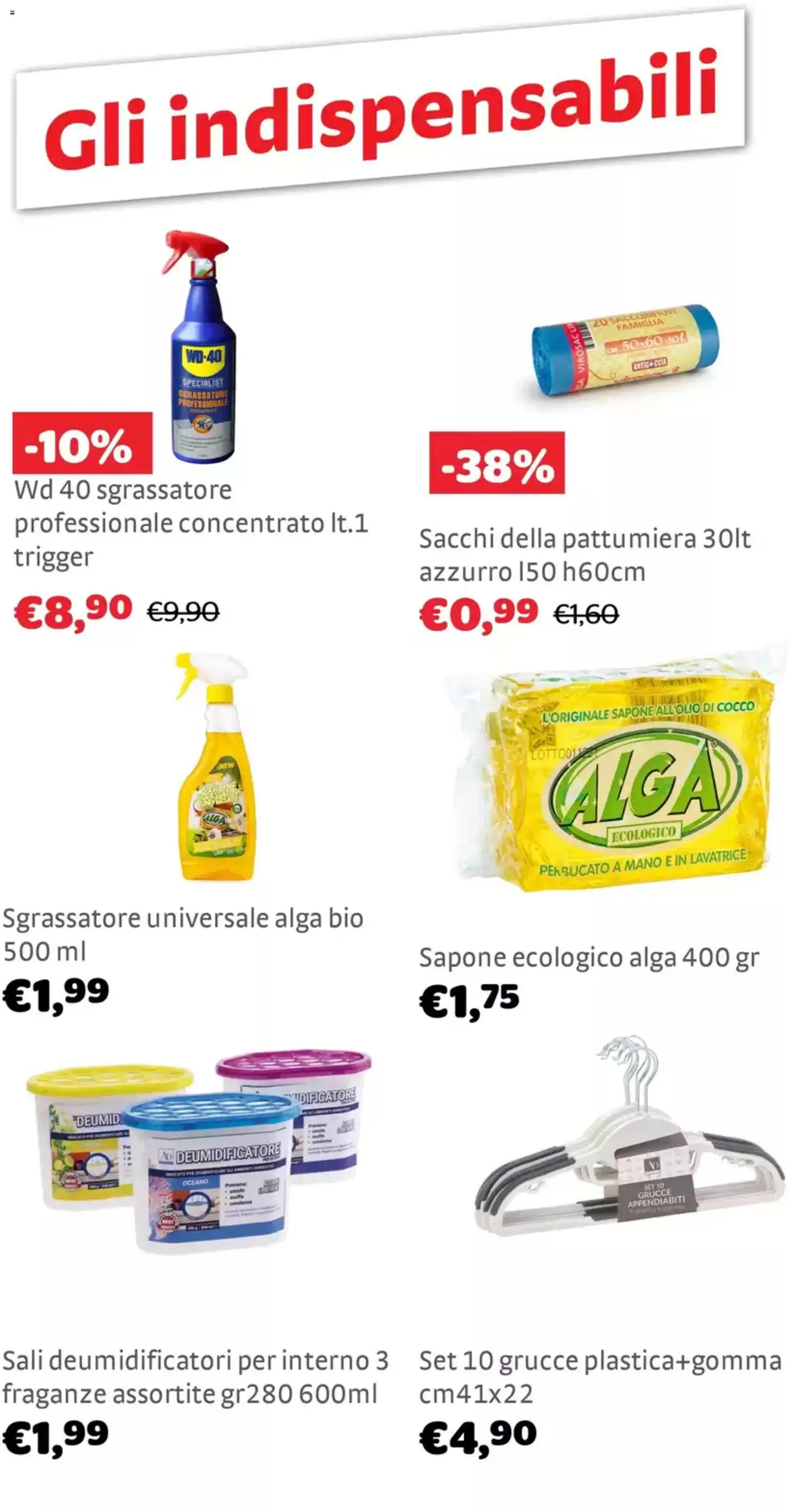 Volantino Brico Center del 04.02.2026 | Pagina: 32 | Prodotti: Sgrassatore, Lavatrice, Cocco, Pattumiera