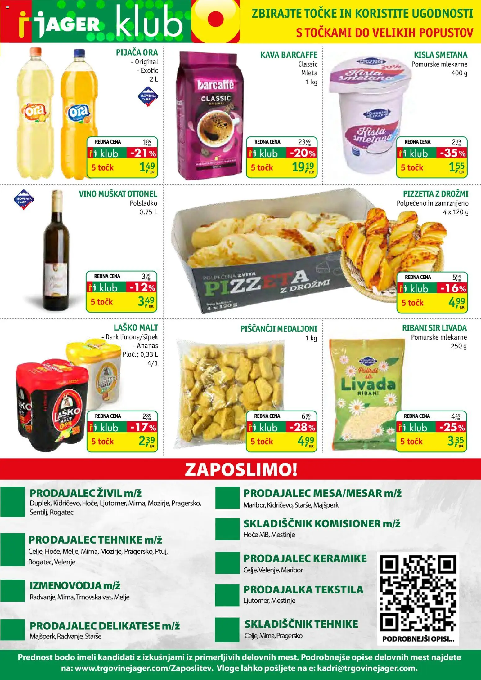 Novi Jager katalog ponudbe – veljaven od 18.02.2026 | Stran: 13 | Izdelki: Sir, Vino, Kisla smetana, Ananas