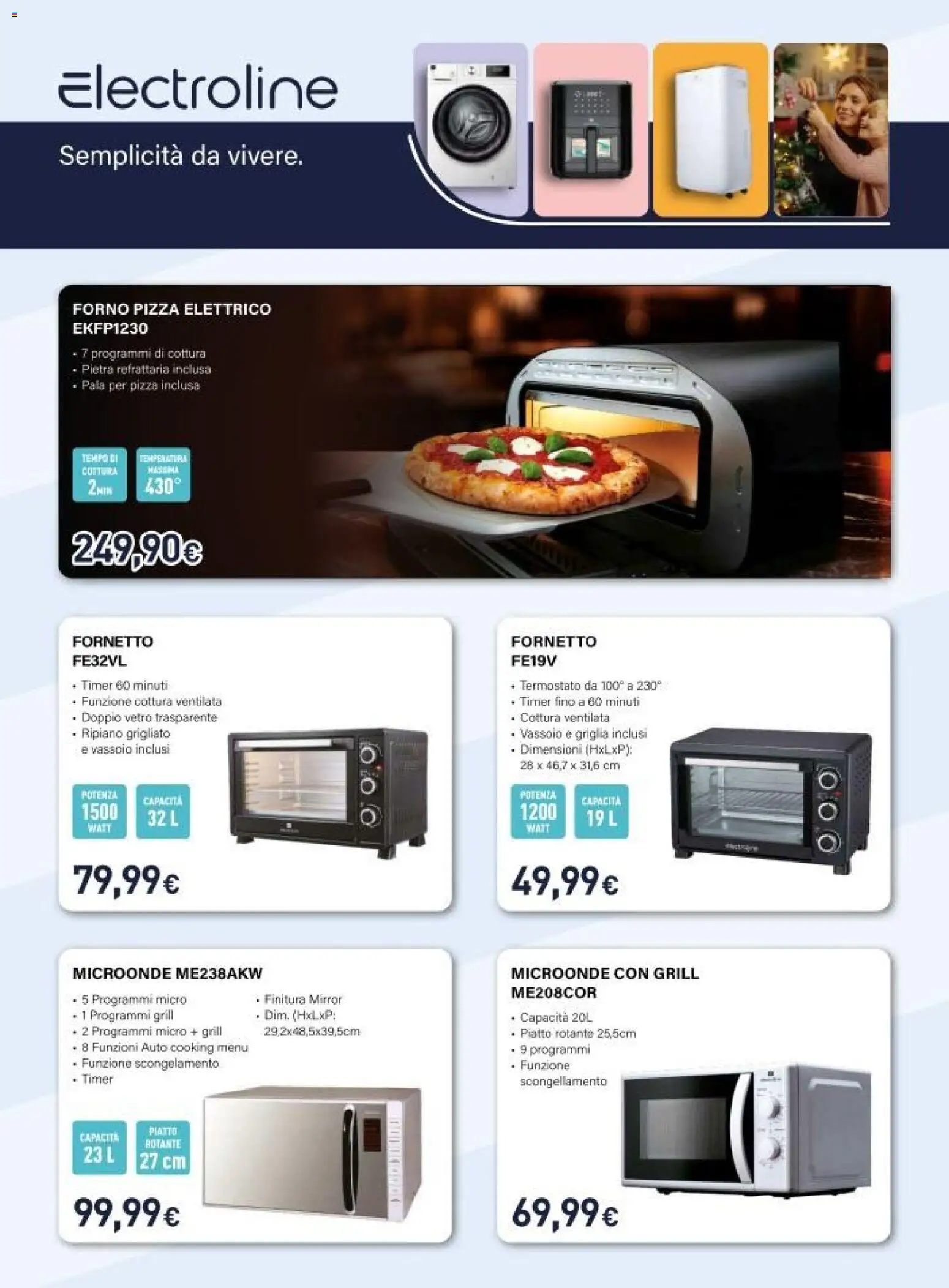 Volantino Unieuro del 06.12.2025 | Pagina: 21 | Prodotti: Microonde, Pizza, Forno, Griglia