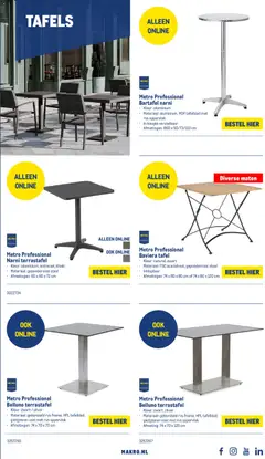 Makro - Terras - Voorbeeld van een folder van Makro, geldig van 12.01.2026 | Pagina: 17 | Producten: Tafel