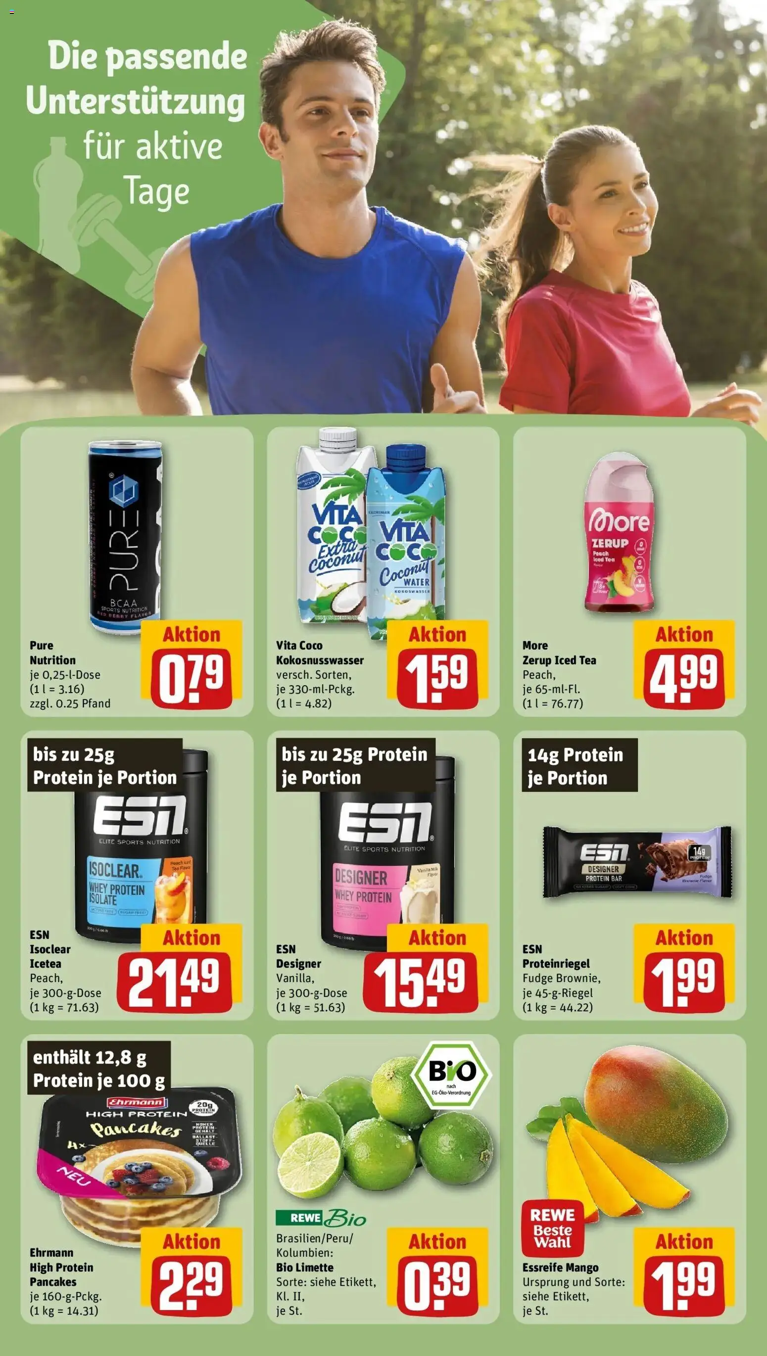 Rewe Prospekt Dormagen	 – gültig ab 12.04.2026 | Seite: 20 | Produkte: Energy, Mango, Limette