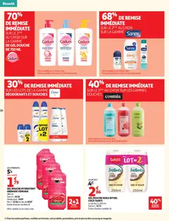 Auchan folder / publicité - Voorbeeld van een folder van Auchan, geldig van 27.01.2026 | Pagina: 30 | Producten: Gel, Douche, Parfum, Crème