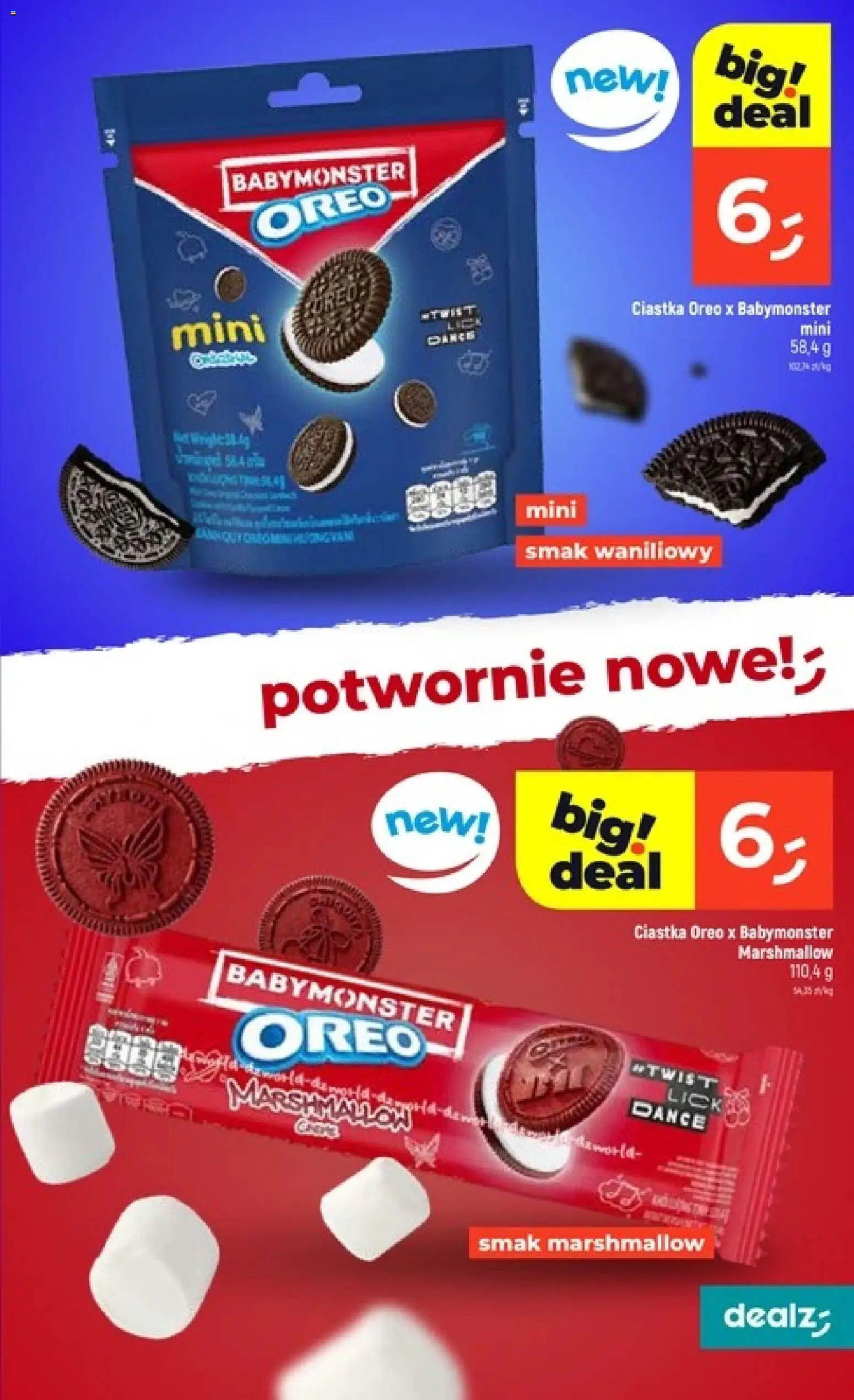 Dealz Gazetka od 26.02.2026 | Strona: 15 | Produkty: Ciastka Oreo, Ciastka