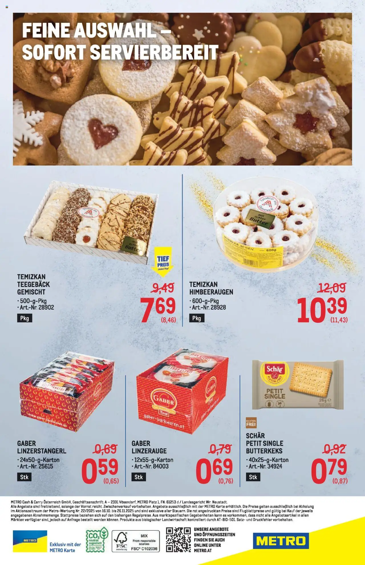 Metro Backen Spezial gültig ab 16.10.2025 | Seite: 16 | Produkte: Butter