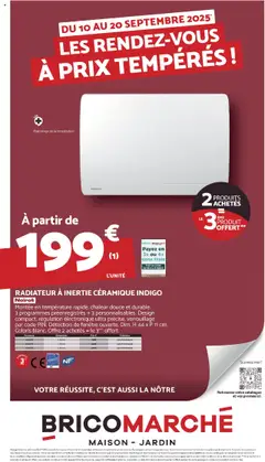 Bricomarché - Prévisualisation de Bricomarché catalogue: Les rendez-vous à prix tempérés  valide à partir de 10.09.2025
