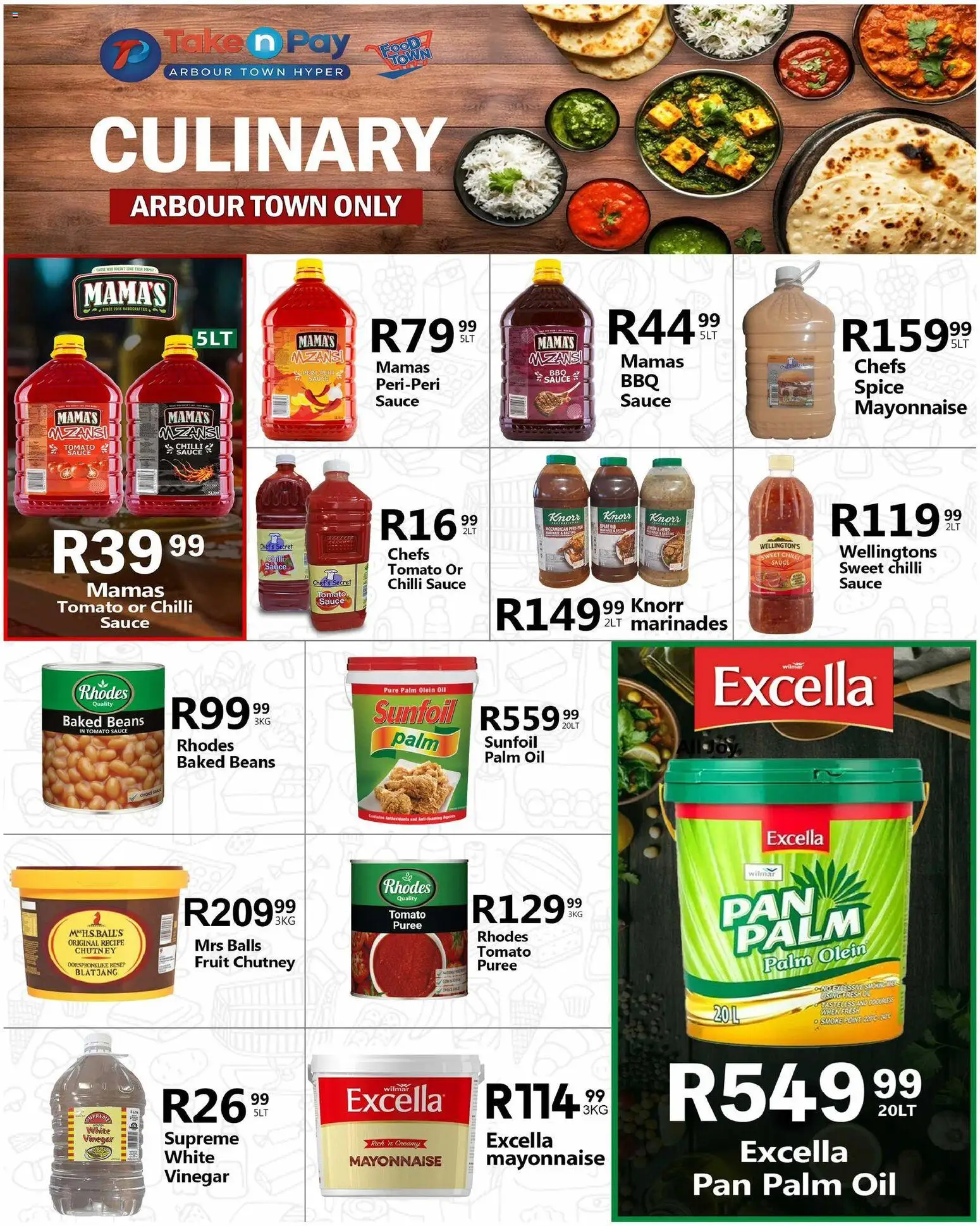 New Pick n Pay catalogue – valid from 30.03.2026 | Page: 42 | Products: Beans, Chutney, Oil, Vinegar