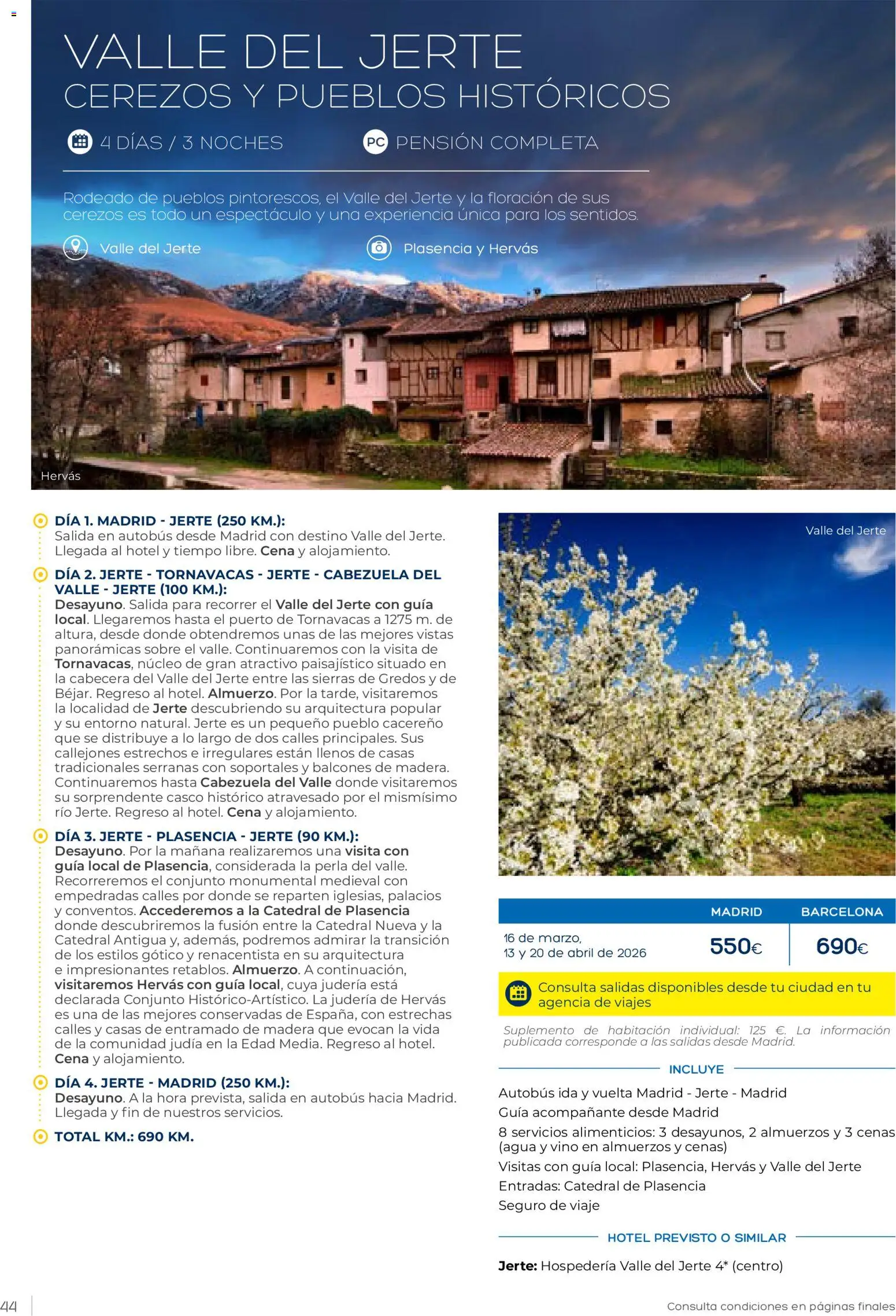 Viajes El Corte Inglés Vacaciones Económicas │ válido desde el 22.10.2025 | Página: 44 | Productos: Vino, PC