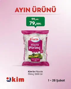 01.02.2026 tarihinden itibaren geçerli olan Kim Market kataloğu önizlemesi